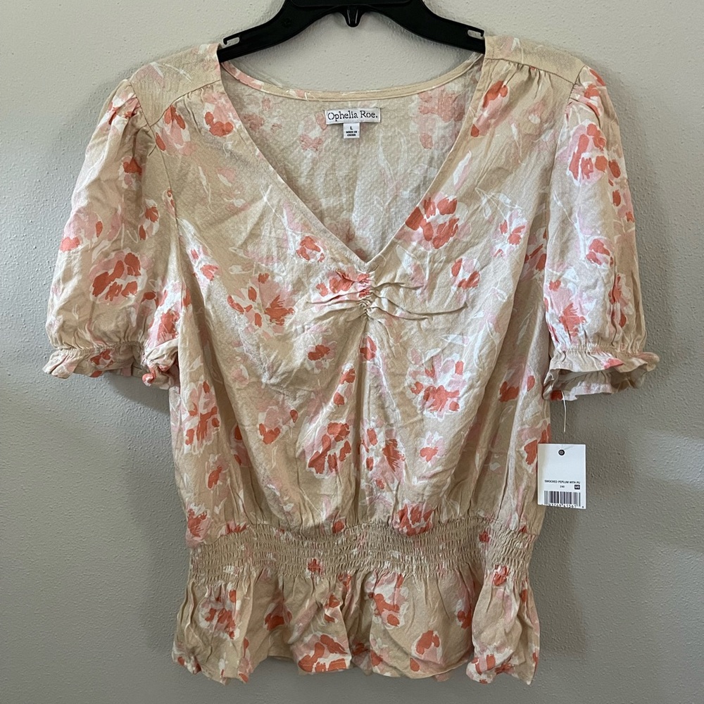 NWT Ophelia roe blouse